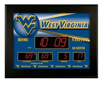 West Virginia Deluxe Illuminated Scoreboard