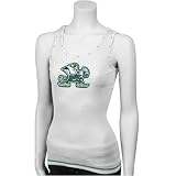 Notre Dame Fighting Irish Ladies Swarovski Crystal White Tank Top