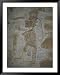 Ancient Bas-Relief in Underground Ruins of Zaachila, Oaxaca Valley, Mexico Framed Art Poster Print by Judith Haden, 39x49
