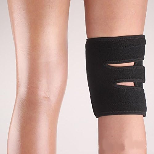 Aoming Best Knee Brace and Support Neoprene Open Patella Compression for Running, Walking, ACL, Meniscus Tear, and Arthritis Adjustable Size,comfortable for Most Man and Women,black