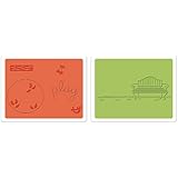Sizzix Framelits Die Set 5PK with Textured Impressions - Playing in the Park Set by Deena Ziegler & Jen Long