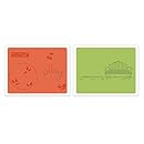 Sizzix Framelits Die Set 5PK with Textured Impressions - Playing in the Park Set by Deena Ziegler &amp; Jen Long