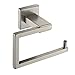 Square Toilet Paper Holder, Angle Simple SUS304 Stainless Steel Bathroom Tissue Holder, Open Side Toilet Tissue Roll Hanger Wall Mount, Brushed Nickel