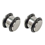 6 Gauge 316L Surgical Steel Solid Plugs