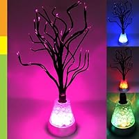 Color Changing LED Tree Blossom Mood Light Desk Floor Lamp