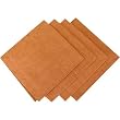 Orange Peel Color Napkins, 2 Napkins