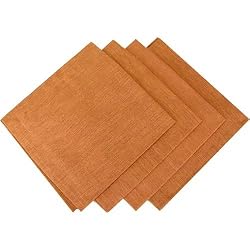 Orange Peel Color Napkins, 2 Napkins