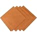 Orange Peel Color Napkins, 2 Napkins