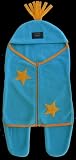 Cozyosko cocoon wrap Aqua with yellow stars small length 60cm 0-3 mths
