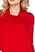 2LUV Women's Long Sleeve Cowl Neck A-Line Tunic Dress