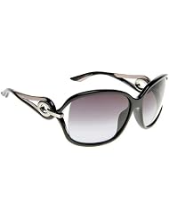 Christian Dior Ladies Dior Volute2 Black Grey Frame Green Gradient Lens Plastic Sunglasses by Christian Dior