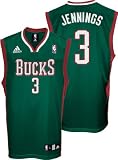 Brandon Jennings Green adidas NBA Replica Milwaukee Bucks Kid's 4-7 Jersey
