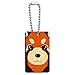 Red Panda Cute Wood Wooden Rectangle Key Chain