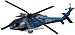 Blackhawk Helicopter Pullback, Blue Camouflage