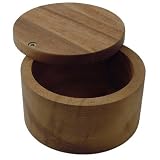 Acacia Wood Salt Cellar / Salt Holder