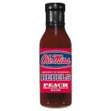 Mississippi Rebels NCAA Peach Grilling Sauce - 12oz by Hot Sauce Harry's