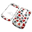 RIM Blackberry Bold 9000 Protector Hard Case Snap On Image Cover Skulls and Hearts