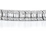 18K White Gold 5.04ct. Ladies Diamond Bracelet