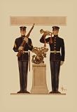Art Poster, Two Marines - 18.75 x 27.5
