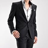 Le ormeルオルメナチュラルストレッチ素材ピークドラペル1ツボタンスーツメンズSB22