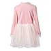 Richie House Girls' Princess Knit Top with Layered Mesh Bottoms Size 3-12 Rh2076