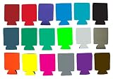 Can Koozies - Set of 12 - Neoprene, Fit 12 oz. Beer or Soda Cans. YOUR CHOICE OF COLORS !! You MUST EMAIL Color Choices to theumbrellapeople@hotmail.com - Nice party favor, guests can identify drinks!