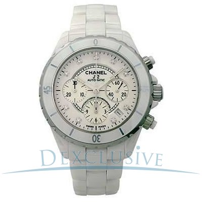 Chanel J12 Unisex Diamonds Chronograph Automatic Ceramic H2009