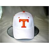 Tennessee Volunteers One-Fit NCAA Cotton Twill Flex Cap (White)