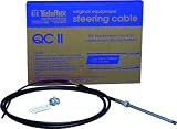 QCII Steering Cable 12\' By Teleflex Mechanical