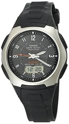 Casio Men's WVA430J-1 Waveceptor Solar Atomic Ana-Digi Sport Watch