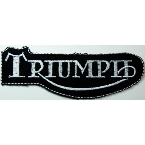Triumph Patches 10.5x3.5 Cm Iron on Patch / Embroidered Patch This Appliques Are Great for T-shirt, Hat, Jean ,Jacket, Backpacks.