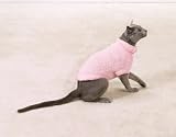 Cat Sweater - Pink Cat Fuzzy Sweater - Small