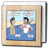 John the Baptist - Jesus Freak - 6 Inch Tile Napkin Holder