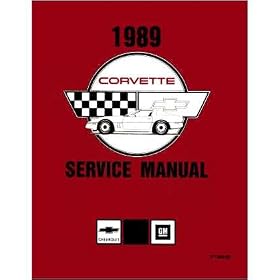 1989 CORVETTE Shop Service Repair Manual Book
