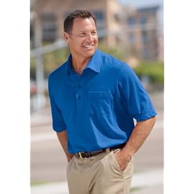 KingSize Big & Tall Golf Shirt Traditional Solid