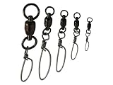 Diamond Rotary Ball Bearing Tournament Snap Swivels - 150 lb. Test