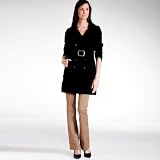 Soft leather trench coat with belt