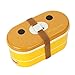 Mintbon Lovely Kids Double Layers Chopsticks Bear Bento Lunch Box Containers