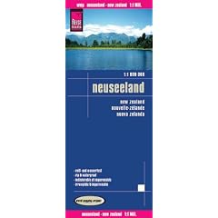 Neuseeland 1 : 1 000 000: Exakte H�henlinien. H�henschichten-Relief. GPS-tauglich durch Gradnetz. Klassifiziertes Stra�ennetz. Ausf�hrlicher Ortsindex