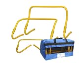 Cintz Adjustable Multi Height Hurdles Speed ladder, Set of 6, with free bag