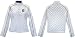 Detroit Tigers Ladies White Satin Quilted Jacket - Ladies Small