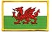 Wales iron-on embroidered patch