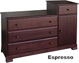 DaVinci Kalani Combo Dresser in Espresso
