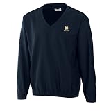 NCAA Men's Notre Dame Fighting Irish Navy Blue Windtec Astute V-Neck Windshirt