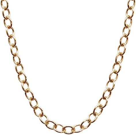 NEW! 14K Solid Yellow Gold 1.2 millimeter Cable Chain 18" length
