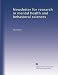 Newsletter for research in mental health and behavioral sciences
