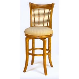 Bayberry Swivel Bar Stools In Oak 1 Pair 