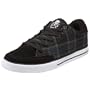C1RCA Men's AL50 Skateboard Shoe,Black/White/Blue Plaid,13 M US