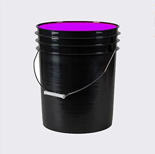 5-Gallon Semi Washable Neon Uv Glow Paint for Posters, Temporary Decorations, and More - Violet