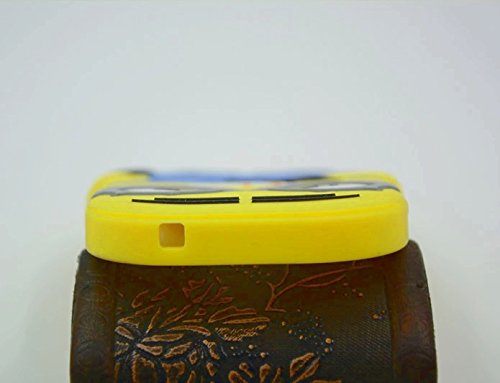 Lumia 640 Case, Microsoft Lumia 640 Case, Cute Cartoon 3D Despicable Me Minion Soft Silicione Case Cover for Nokia Lumia 640 (Blue Two Eyes)